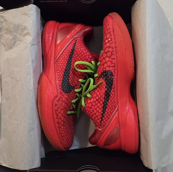 Nike Kobe VI Protro Reverse Grinch - Preowned Size 12 - Picture 2 of 16